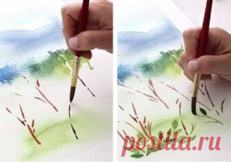 Красивая зарисовка пошагово — Сделай сам, идеи для творчества - DIY Ideas