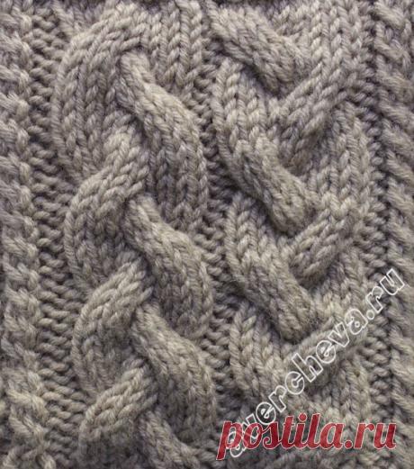 узор 6 | каталог вязаных спицами узоров
