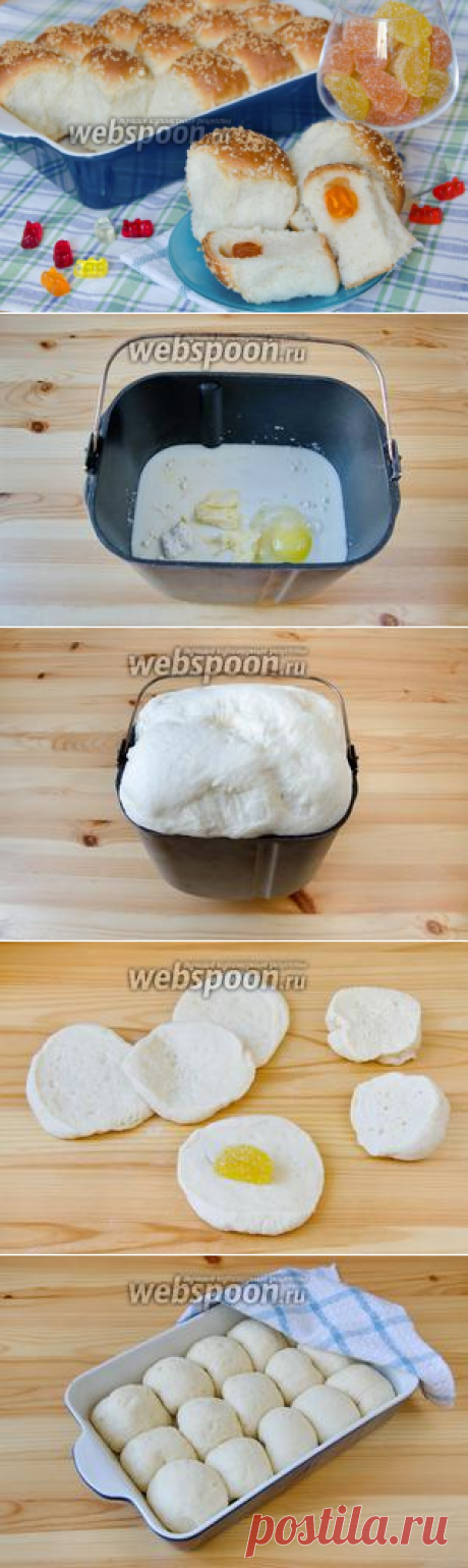 Булочки с мармеладом
Дрожжи сухие
6 г
Мармелад
150 г
Масло сливочное
25 г
Молоко
250 мл
Мука пшеничная
500 г
Сахар
4 ст. л.
Соль
0.5 ч. л.
Штрейзельная крошка
20 г
Яйца куриные
1 шт.