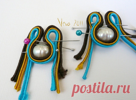 Сутажная вышивка - большая подборка и МК для новичков - Я - мама!