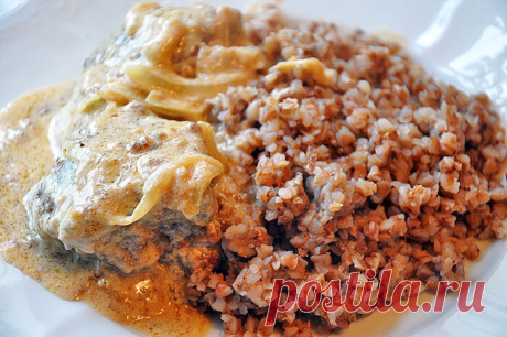 Говяжья печень в сливочном соусе | Дача-кляча