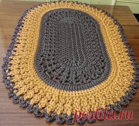 Вязание ковриков — оригинальные и красивые идеи