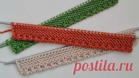Красивый и аккуратный край спицами! Имитация фабричного набора петель! | Вяжем дома с Татьяной | Дзен