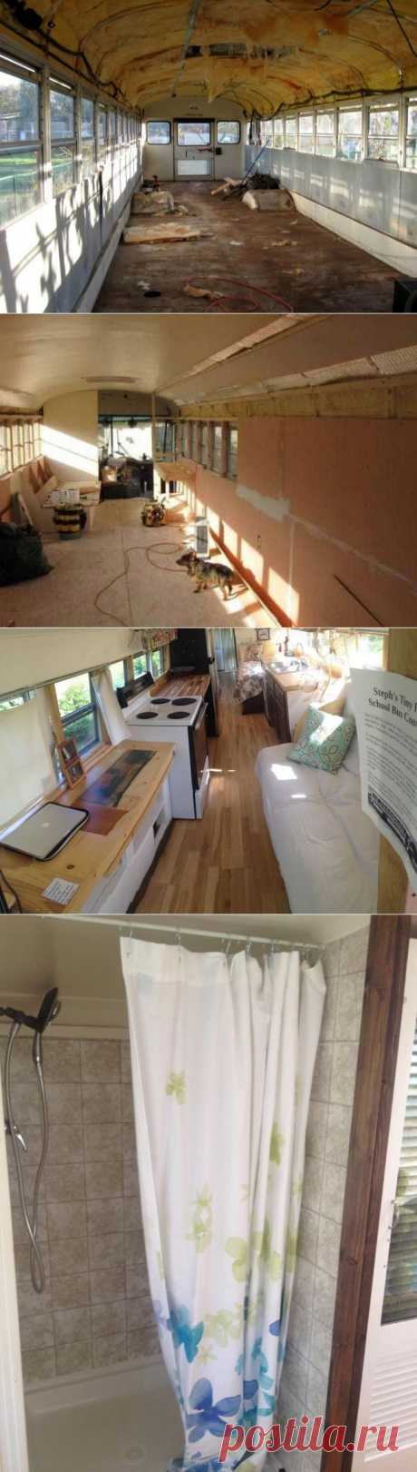 Отличный дом на колесах из школьного автобуса / Я - суперпупер
