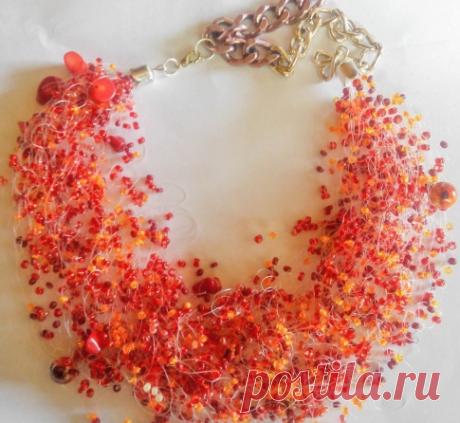 Ожерелье из бисера — простые мастер-классы для начинающих | Megapoisk.com
