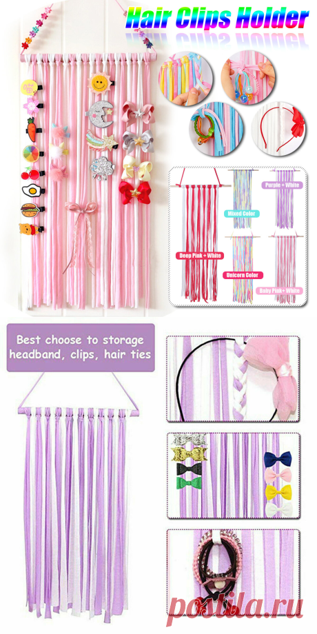 kids girls women hairband bow holder hanger hair clips at Banggood