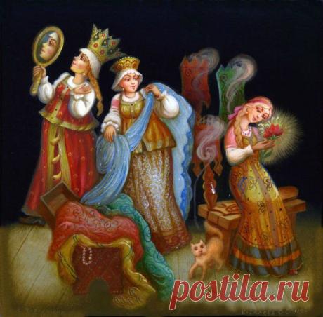 Федоскинская лаковая миниатюра.