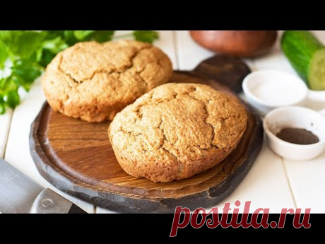 🍞 Хлеб из овсяных хлопьев на кефире - рецепт домашнего ПП хлеба