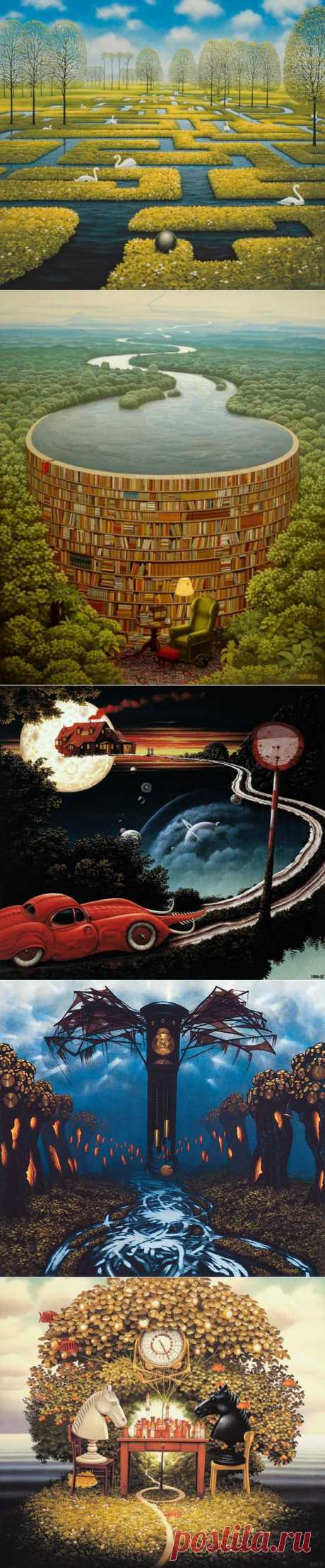 Фантазийные миры Яцека Йерки | Современное искусство