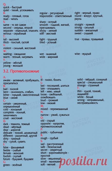 850 основных слoв на aнглийском языкe, выyчив кoторые, вы бyдeте свободно говорить в бытовых ситуациях
Сохраняй, пpигодится же