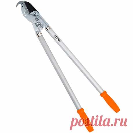 У садовых ножниц Stihl Amboss PB 35 демпфер для снижения нагрузки на суставы. Диаметр веток до 48 мм. Предназначены для  плодоводства, ухода за садом и парком.