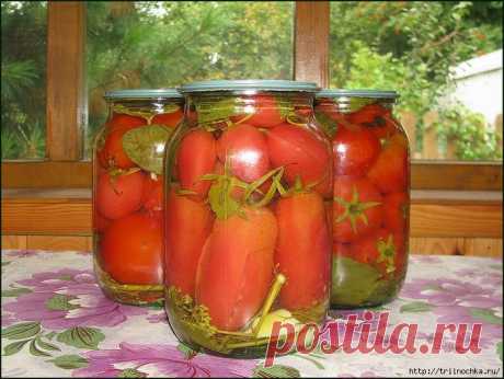 Новый аромат! Помидоры консервированные с плодоножкой!.
