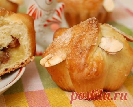 Вкусные домашние булочки с начинкой. Своя выпечка.