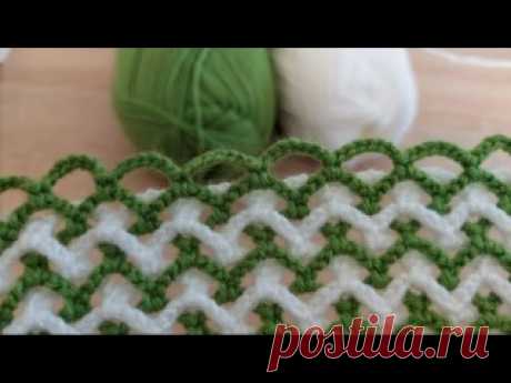 Легкое вязание крючком - восхитительная модель.