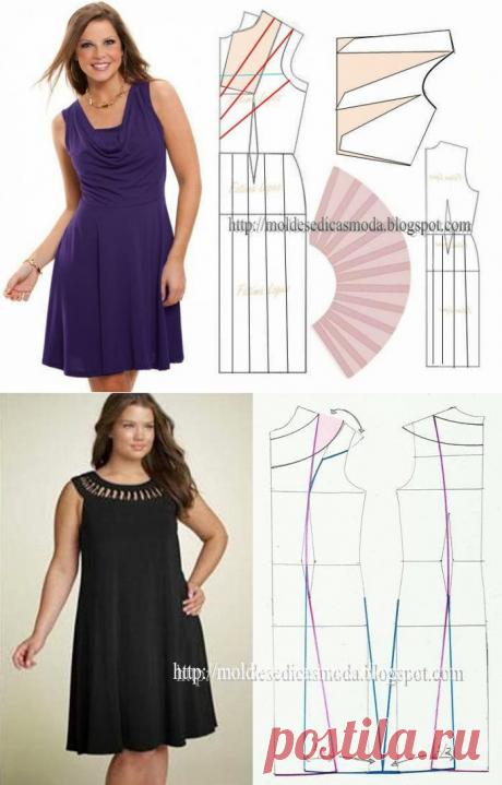 Платье+выкройка.