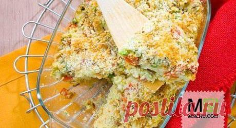 Запеканка с макаронами и овощами - кулинарный рецепт. Миллион Меню