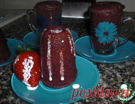 Кекс в чашке – кулинарный рецепт