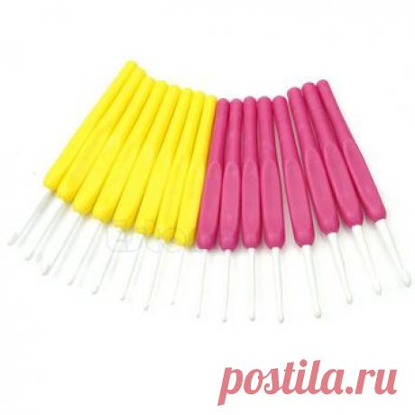 A96 Бесплатная доставка 8шт Эргономичный Ручки пластиковые крючки для вязания Вязание Иглы Set 2.5 6мм -in Швейные инструменты и аксессуаров из дома и сада на Aliexpress.com | Alibaba Group