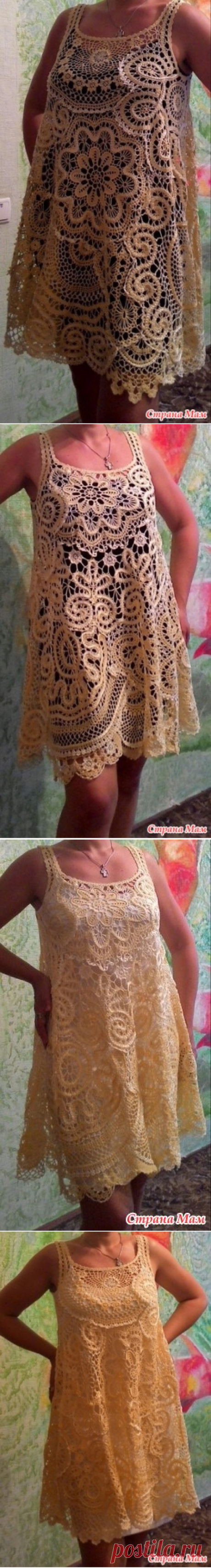 Платье в стиле бохо по мотивам брюггского кружева - Вязание - Страна Мам