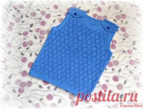 Летняя маечка-безрукавка (крючком) Доброго времени суток обитательницы Страны Мам! Все вы вяжете красоту, а я опять мальчишкам...