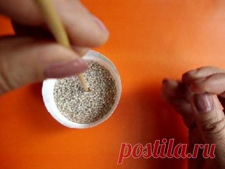 Вязание с бисером Набор бисера и бусин на нить урок 3