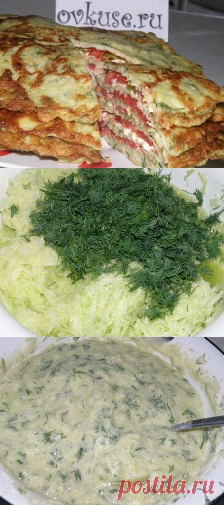 Кабачковый пирог, рецепт приготовления с фото / Простые рецепты