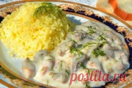 Как приготовить курица в молочно - чесночном соусе - рецепт, ингредиенты и фотографии