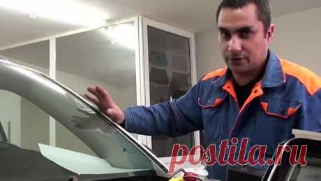 Как убрать трещины на стекле автомобиля