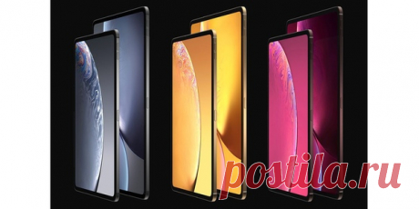 Венгерский дизайнер представил рендеры iPad Pro в стиле iPhone XR