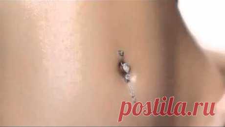 Пирсинг пупка для превращения человека в животное !