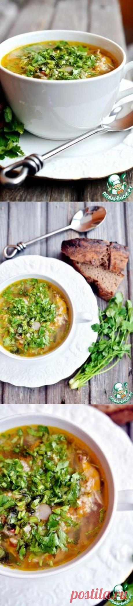 Куриный супчик с рисом - кулинарный рецепт