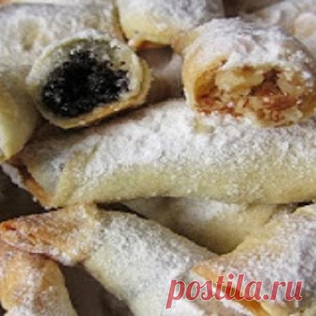 Обалденные рогалики — тончайшее, хрустящее тесто и много сладкой вкусной начинки