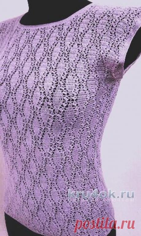 Летний топ крючком. Схема узора. / kru4ok.ru