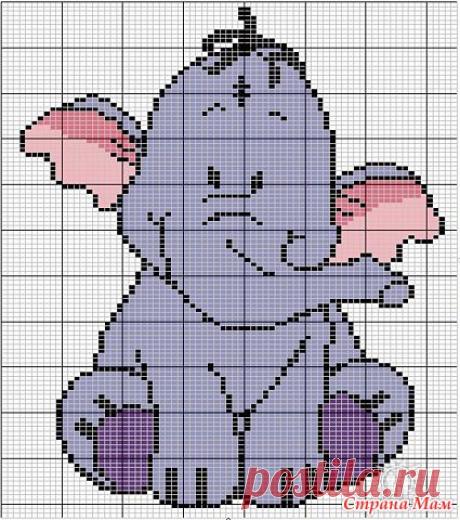 Идеи для оформления детских вещей, вязанных спицами... Часть №2(ещё схемы можно исп. для вышивки крестиком)
