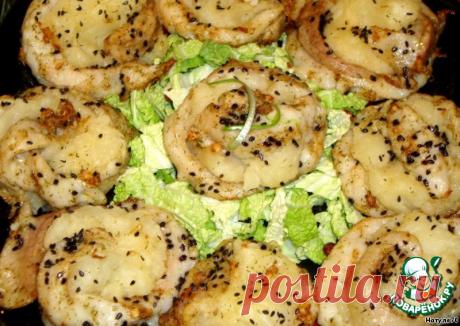 Рыбные розочки с картофелем - кулинарный рецепт