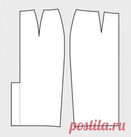 ЮБКА-КАРАНДАШ БЕЗ БОКОВЫХ ШВОВ,СШИТАЯ ТОЧНО ПО ФИГУРЕ (Шитье и крой) — Журнал Вдохновение Рукодельницы