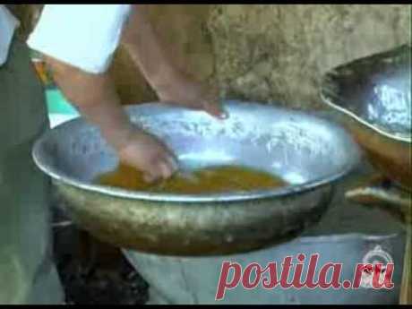 Восточные сладости: Парварда. Национальная узбекская карамель. Как готовят парварду. - YouTube