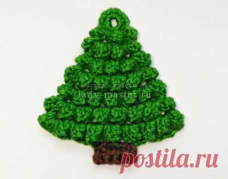 Елочка крючком схема и описание