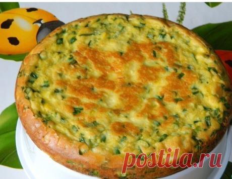 ПИРОГ С ЯЙЦАМИ И ЗЕЛЕНЫМ ЛУКОМ - .САМЫЙ ВКУСНЫЙ, СОЛНЕЧНЫЙ.