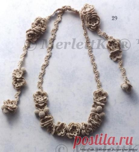 Вяжем крючком розы ☼ большая подборка