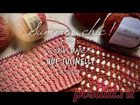 круче, чем у кучинелли! 🌟🌟🌟🌟🌟 ажур «гусиные лапки»! fashion knitting pattern