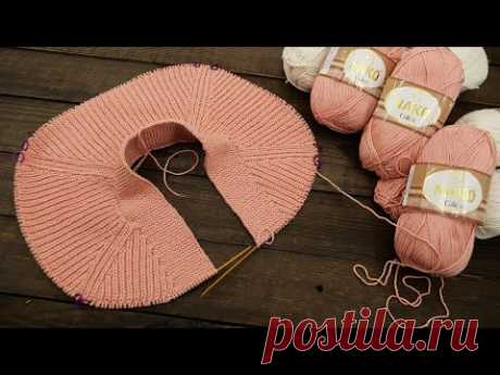 raglan cardigan knitting pattern 💙💛💙 кардиган реглан полупатентной резинкой спицами