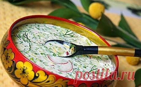 Рецепт настоящей русской окрошки. - 12 Февраля 2016 - Рецептики