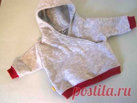 Made by Me. Shared with you.: Lapped Front Infant Hoodie: Tutorial and Pattern