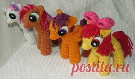 Knit One Awe Some: My Little Pony: Friendship is Magic - school-age ponies