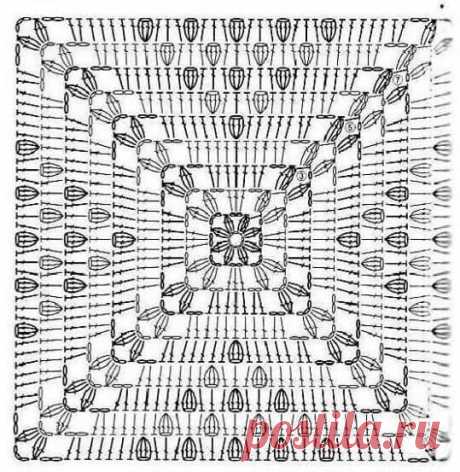 Вяжем покрывало из мотивов: 8 схем для вязания крючком | Вяжу ручками-крючками| Виктория Битарова | Дзен