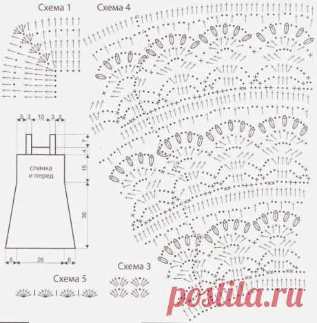 связать крючком платье для девочки 5 лет с описанием и схемами: 2 тыс изображений найдено в Яндекс Картинках