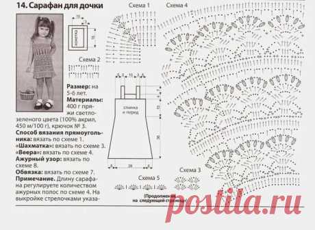 связать крючком платье для девочки 5 лет с описанием и схемами: 2 тыс изображений найдено в Яндекс Картинках