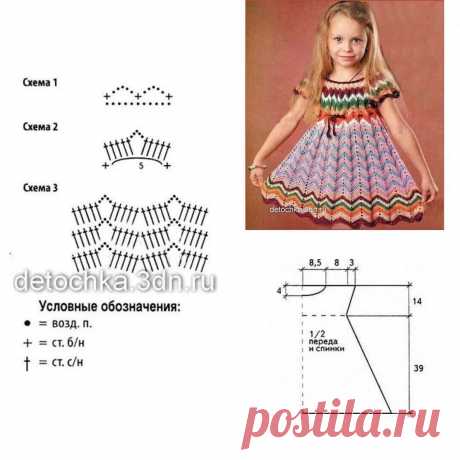 связать крючком платье для девочки 5 лет с описанием и схемами: 2 тыс изображений найдено в Яндекс Картинках