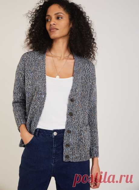 Anessa Recycled Wool Blend Cardigan – Baukjen